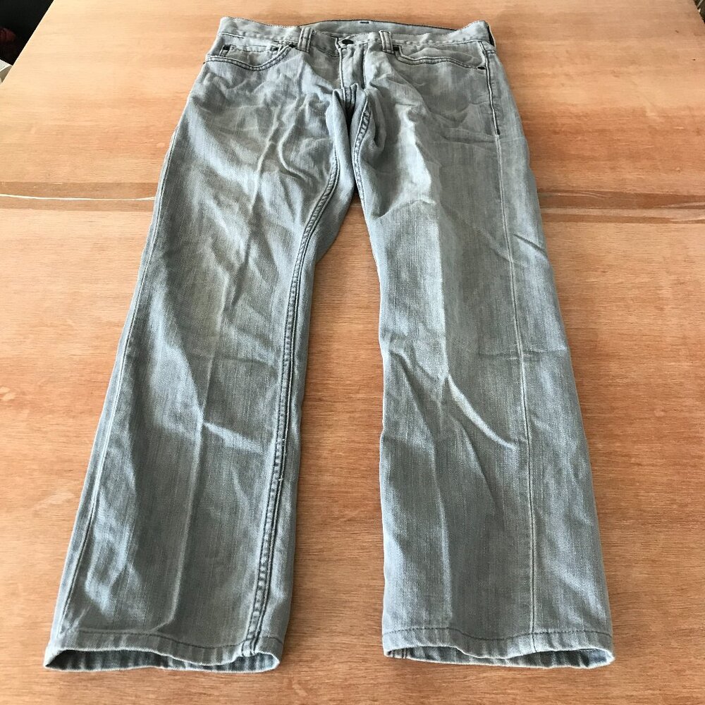 Levi's 511 Skinny Jeans Men 32x27 Gray Low Rise Stretch Cowboy Outdoor 18767